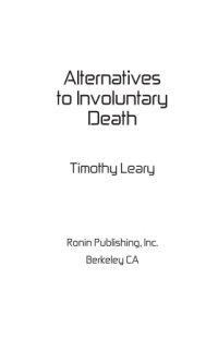 cover of the book Alternatives to involuntary death