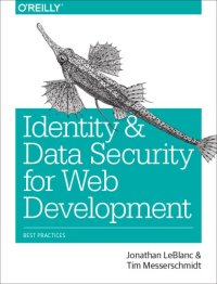 cover of the book Identity and data security for web development: best practices