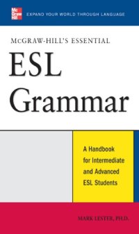 cover of the book McGraw-Hill's Essential ESL Grammar