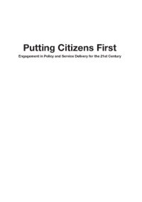 cover of the book Putting Citizens First: Engagement in Policy and Service Delivery for the 21st Century