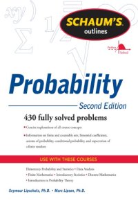 cover of the book Schaum's Outline of Probability