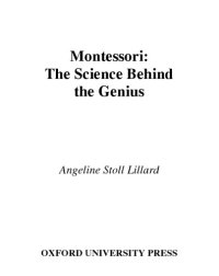 cover of the book Montessori: the science behind the genius