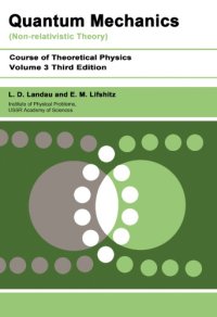 cover of the book Quantum mechanics: non-relativistic theory