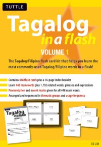 cover of the book Tagalog in a Flash Kit Ebook Volume 1