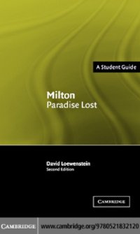 cover of the book Milton Paradise lost