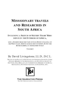 cover of the book Missionary travels and researches in South Africa