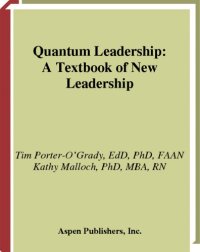 cover of the book Quantum leadership: a textbook of new leadership