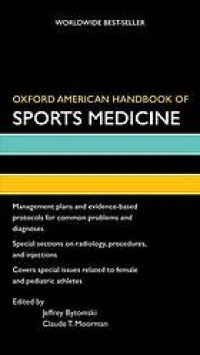 cover of the book Oxford American handbook of sports medicine