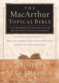 cover of the book The MacArthur topical Bible: New King James Version