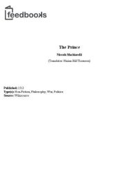 cover of the book Machiavelli:the Prince 2e Owc:ncs P