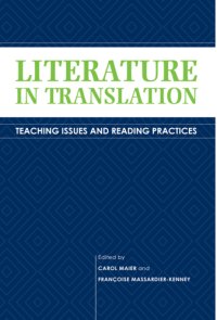 cover of the book Literature in translation: Teaching issues and reading practices