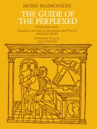 cover of the book The Guide of the Perplexed, Volume 1