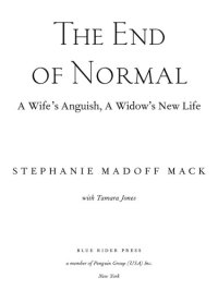 cover of the book The end of normal: a wife's anguish, a widow's new life