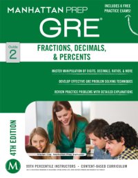 cover of the book Fractions, decimals, & percents: GMAT strategy guide