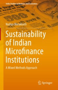 cover of the book Sustainability of Indian microfinance institutions: a mixed methods approach