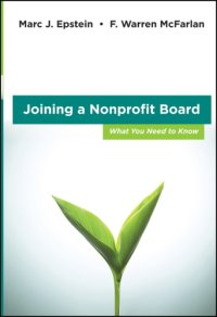 cover of the book Joining a nonprofit board: what you need to know