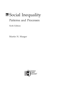 cover of the book Social inequality: patterns and processes