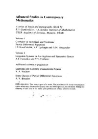 cover of the book Integrable Systems on Lie Algebras and Symmetric Spaces