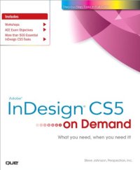 cover of the book Adobe InDesign CS5 on Demand