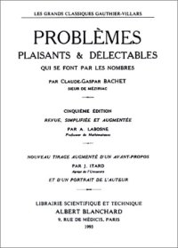 cover of the book Problèmes plaisants & délectables qui se font par les nombres, 5e édition