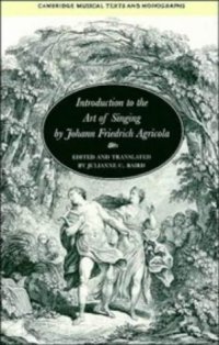 cover of the book Introduction to the Art of Singing by Johann Friedrich Agricola