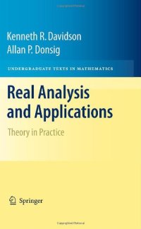 cover of the book Real Analysis and Applications: Theory in Practice