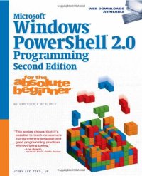 cover of the book Microsoft Windows Powershell 2.0 programming for the absolute beginner