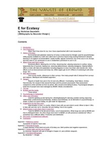 cover of the book E for Ecstasy