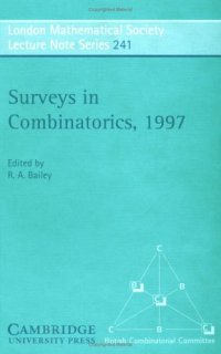 cover of the book Surveys in Combinatorics, 1997