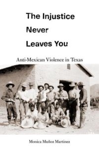 cover of the book The injustice never leaves you: anti-Mexican violence in Texas