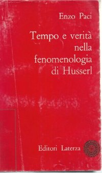 cover of the book Tempo e verità nella fenomenologia di Husserl