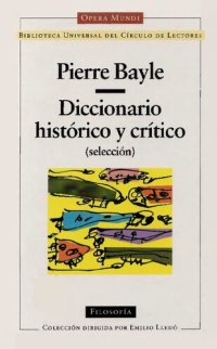 cover of the book Diccionario histórico y crítico (selección)