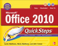 cover of the book Microsoft Office 2010 QuickSteps