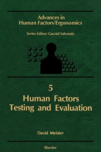 cover of the book Human Factors Testing and Evaluation