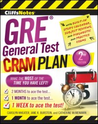 cover of the book CliffsNotes GRE General Test Cram Plan