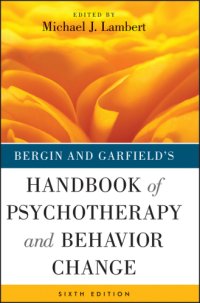 cover of the book Bergin and Garfield's Handbook of Psychotherapy and Behavior Change