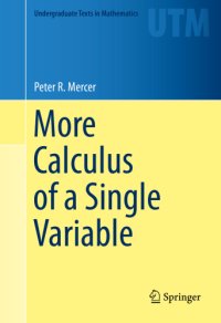 cover of the book More Calculus of a Single Variable