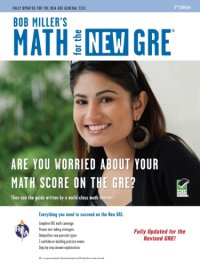 cover of the book Bob Miller's math for the new GRE