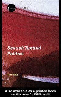 cover of the book Sexual/textual politics: feminist literary theory