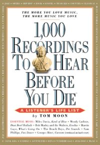 cover of the book 1,000 recordings to hear before you die: a listener's life list