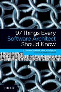 cover of the book 97 things every software architect should know: collective wisdom from the experts