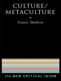 cover of the book Culture/Metaculture