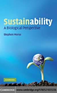 cover of the book Sustainability: a biological perspective