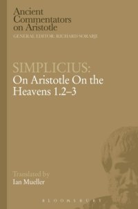 cover of the book On Aristotle on the heavens 1.3-4