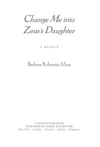 cover of the book Change Me Into Zeus's Daughter