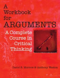 cover of the book Aworkbook for arguments: a complete course in critical thinking