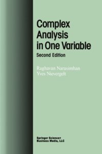 cover of the book Complex analysis in one variable