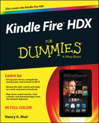 cover of the book Kindle Fire HDX For Dummies