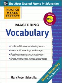 cover of the book Mastering vocabulary