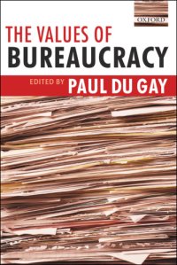 cover of the book The values of bureaucracy